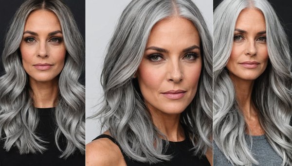 Coloration des cheveux en gris : osez le look argenté !